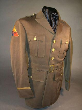 Wwii U.  S.  Army 1st Armored Officer 