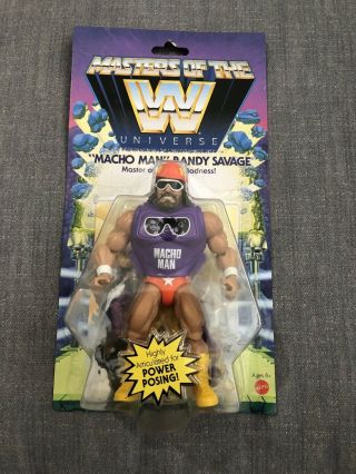 Masters Of The Wwe Universe Macho Man Randy Savage Series 2 Figure Mattel Rare