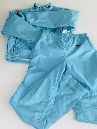 Vtg 80s 90s Asics Gortex Jogging Windbreaker Track Suit Jacket Pants Women’s Med