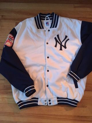 Vintage York Yankees White Jacket Russell Athletics