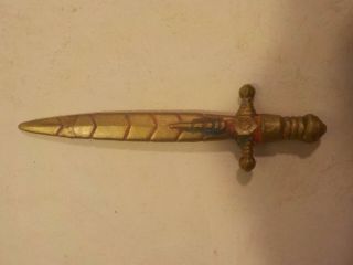 N Vintage 1984 Coleco Sectaurs Dargon Accessories Sword Weapon Part