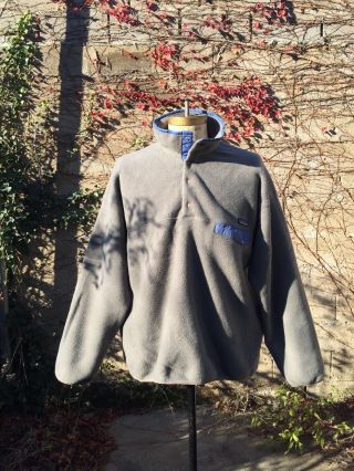 Vintage Patagonia Synchilla Fleece Pullover Jacket Snap - T Men’s Size Xl
