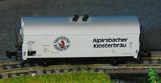 Alpirsbacher Refrigerated Bier Wagon By Minitrix N Gauge (8)