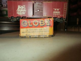 Globe Ho Scale York Haven & Hartford Boxcar Built Complete