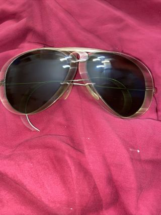 Vintage Men’s Aviator Sunglasses Military Style 40’s Or 50’s