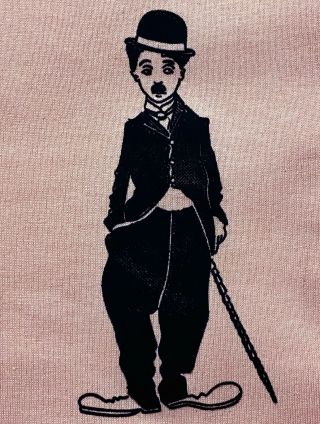 Vintage 80s Charlie Chaplin Silent Film Actor Screen Stars T Shirt Mens Sz L Xl