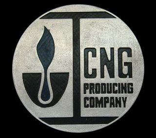 Rd20149 Vintage 1980s Cng Producing Company Oilfield Buckle