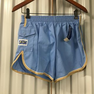 Nos Vintage 1980s Laguna Mens Medium Short Swim Trunks Shorts Made In Usa Nwt