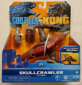 Toho Playmates Toys Skullcrawler With Heav Godzilla Vs Kong Movie Monsterverse
