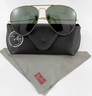 B&l Ray.  Ban Bausch And Lomb Usa Golden 62[]16 Vintage Aviator Men’s Sunglasses