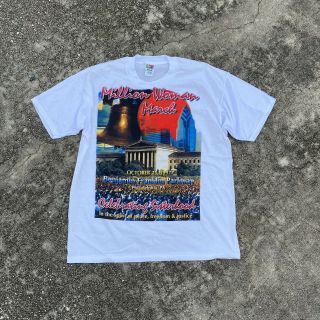 Vtg 1997 Million Woman March T Shirt Xl 90s Rap Tee Bootleg Malcolm X Mlk Hiphop