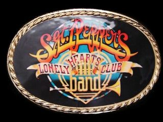 Lk07129 Nos Vintage 1978 Sgt.  Peppers Lonely Hearts Club Band Music Buckle