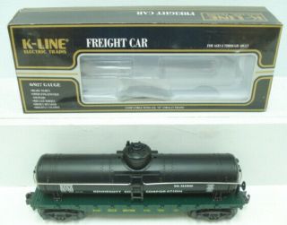 K - Line K661 - 7504 Kc Flatcar W/tank Ln/box