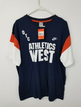 Vintage Nike Athletic West T Shirt Xxl With Tags
