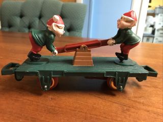 1993 Toy State Animated Elf Christmas Train Car Elves