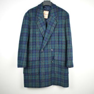 Mcgregor Coordinated Sportswear Vtg Wool Tartan Coat Men 