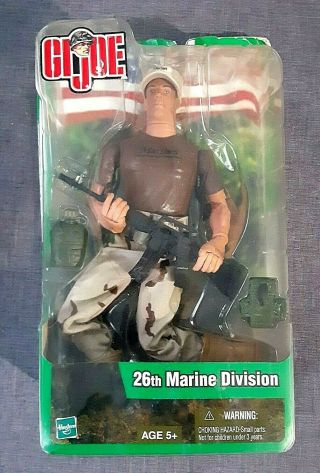 Hasbro Gi Joe 1/6 Scale 12 " 26th Marine Division Action Figure