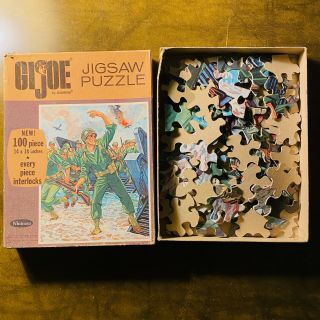 1965 HTF G.  I.  Joe Whitman Puzzle 100 Piece Hasbro vintage 1 Edge Piece Missing 2