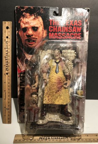 Movie Maniacs The Texas Chainsaw Massacre Leatherface 7 " Horror Mcfarlane 1998