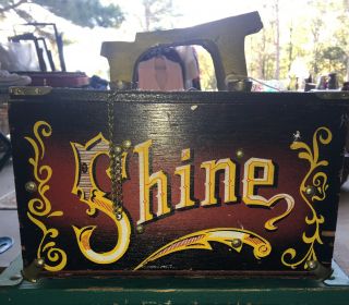 Vintage 5 Cent Shoe Shine Box