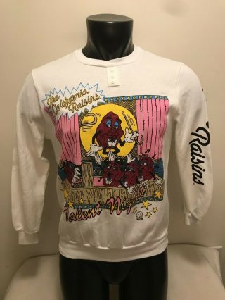 Vintage The California Raisins Bj Frog Sweatshirt Adult Medium Made In Usa