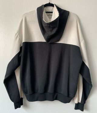 Vintage 90s Nike Gray Tag Rugby Union 2 Tone Hoodie Sweatshirt Jacket Med/large