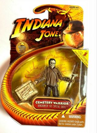 Hasbro Indiana Jones Cemetery Warrior Kingdom Of The Crystal Skull Action Figure