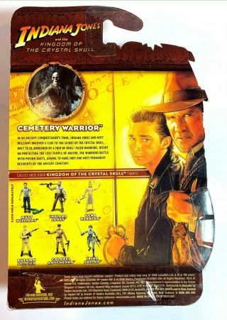 Hasbro Indiana Jones Cemetery Warrior Kingdom of the Crystal Skull Action Figure 2