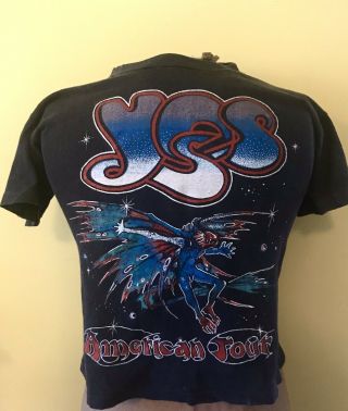 Rare Yes T - Shirt Vintage Authentic 1979 Tour Size S/sm