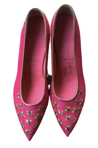 Taj Of India Shoes,  Heels,  Vintage,  I Dream Of Jeannie,  Size 7,  Vintage