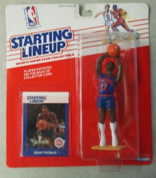 Vintage 1988 Starting Lineup Nba Isiah Thomas Detroit Pistons Figure Moc