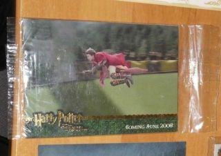 Harry Potter Chamber Of Secrets Gold Promo 2 Cards Carte Pack 2006
