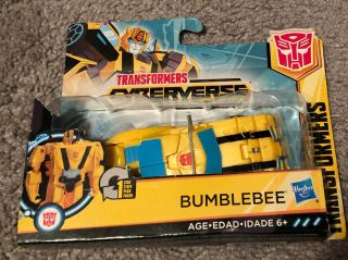 Bumblebee Transformers Cyberverse Hasbro 2018 Ages 6,  Handheld Toy Autobots