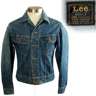 Vintage 1970s Lee 101 - J Denim Jacket 38