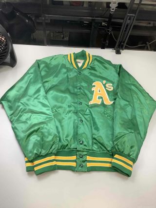 Vintage Oakland Athletics Ilgwu Jacket Size L