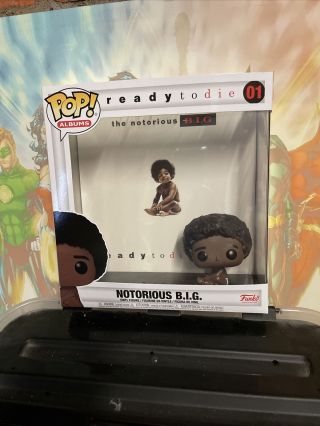 Notorious Big Ready To Die Funko Pop Albums Covers Rocks Rap 02 In Hand