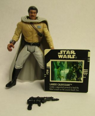 1997 Kenner Star Wars POTF 2 Lando Calrissian (General) Loose & Complete Figure 3