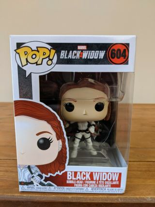 Funko Pop Marvel Black Widow Movie White Outfit Vinyl Figure -