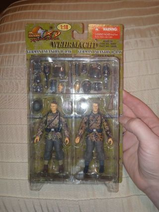 Ultimate Soldier Xd 21st Century Toys 1:18 Rare Wwii German Wehrmacht Twin Pack