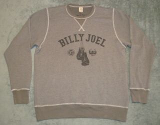 Vtg Billy Joel Boxing Gloves Sweatshirt Mens Large Gray Usa Police Athletic Pal