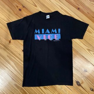 Vintage Miami Vice 1984 Universal City Studios T - Shirt Tag Size: Large - 923