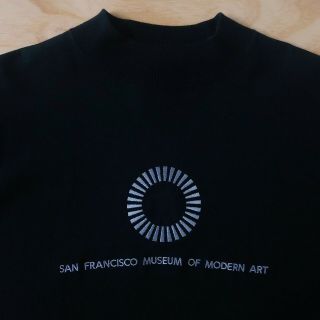 Vintage 90s Sf Moma Long Sleeve T Shirt Museum Of Modern Art Fotl Medium Artist
