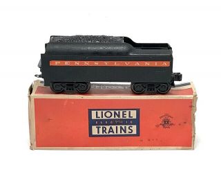 Lionel O Scale 250t Pennsylvania Tender With Box