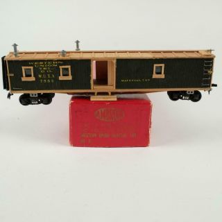 Ambroid Western Union Wutx Material Car Ho Scale Wood Kit Built No.  6