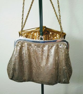 Silver And Gold Whiting And Davis Mesh Bags Vintage