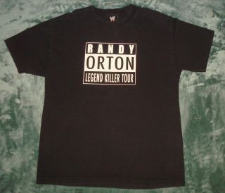 Vtg 2002 Randy Orton T Shirt Large Wwe Wrestling Wwf Legend Killers Victim Tour