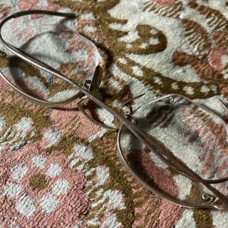 Estate Find Vintage B&l Bausch Lomb 12k Gold Filled Eyeglasses Glasses Art Deco