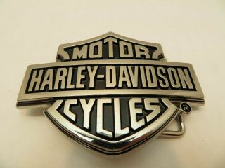 2005 Harley Davidson Motorcycles Bar Shield Logo Biker Nwt Belt Buckle