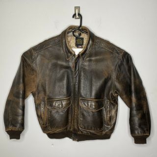 Avirex Type A - 2 Drawing No 30 - 1415 Contract No 1978 - 01 Usaaf Leather Jacket - M