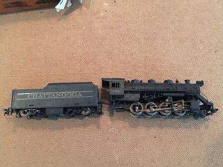 Tyco Chattanooga Ho Steam Train Locomotive Engine & Tender 638 Not